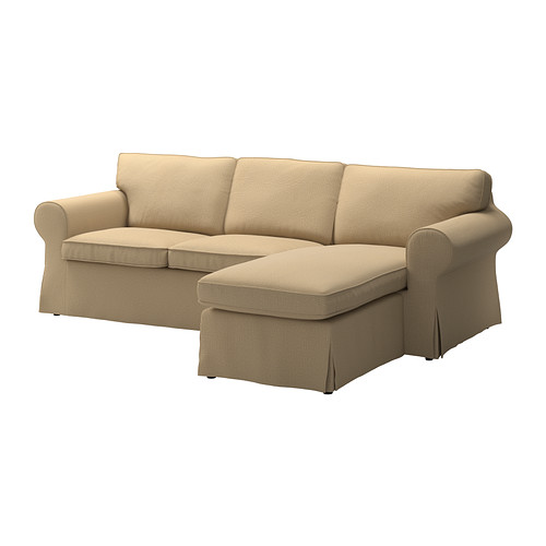 EKTORP Trekk til 2-seters sofa m sjeselong IKEA