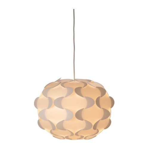 FILLSTA Taklampe IKEA Lyset spres jevnt; gir generell belysning. 