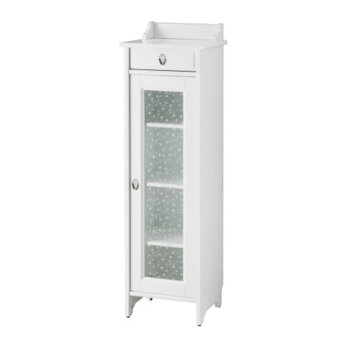 FLÅREN Skap med dør og skuff IKEA Vippelokk med speil og skjult rom; perfekt for smykker og sminke. 