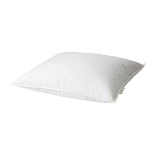 GOSA RAPS Pute, sove på magen IKEA En lav dunpute for deg som foretrekker å sove på magen; gjør at nakken bøyes mindre og reduserer muskelbelastning. 