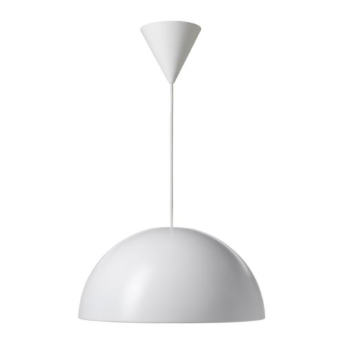 IKEA 365+ BRASA Taklampe IKEA Innvendig blendeskjerm sørger for at ikke lyset skjærer i øynene. 