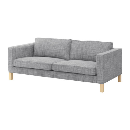 KARLSTAD 3seters sofa Isunda grå IKEA