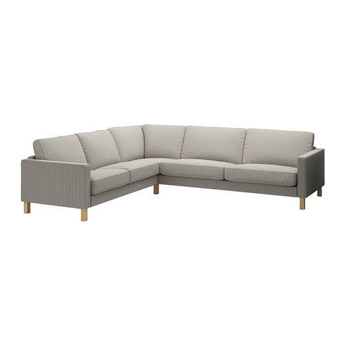 KARLSTAD Trekk hjørnesofa 2+3/3+2 IKEA Lett å holde ren - avtagbart trekk som kan kjemisk renses. 