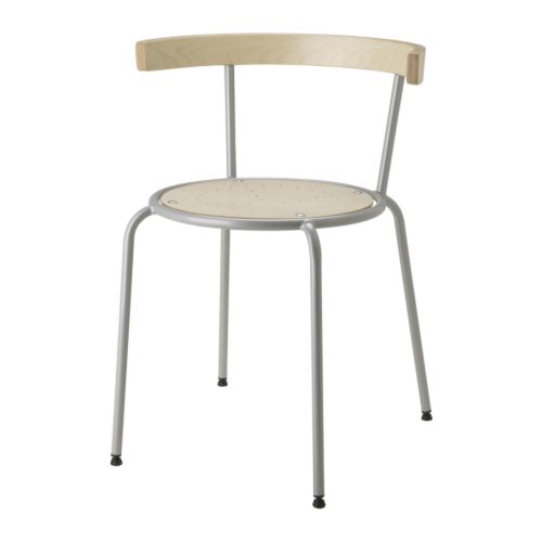 KORPO Stol med armlener IKEA Kan henges på bordplaten ved hjelp av armstøet; lettere rengjøring.  Armstøet kan også brukes til å henge vesken på. 