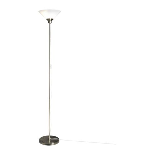 KROBY Gulvlampe uplight IKEA Skjerm av munnblåst glass; hver skjerm er unik. 