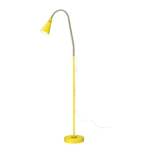 KVART Gulv-/leselampe IKEA Fokusert lys, gir en god, konsentrert lysstråle å lese i.  Fleksibel lampearm gir fleksibelt lys. 
