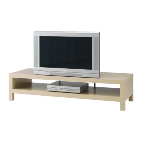 LACK TV-benk IKEA Åpen bak; enkel håndtering av ledninger. 