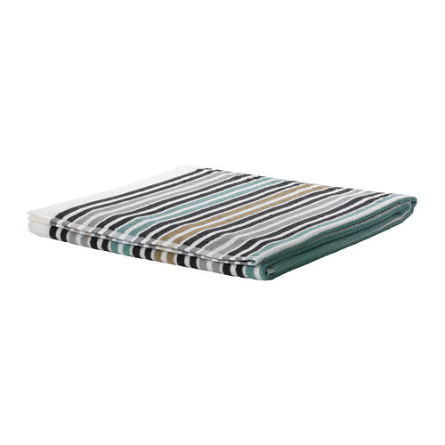 SKAGERN Badehåndkle IKEA Et medium tykt frottéhåndkle som er mykt og absorberende  (vekt 500 g/m²). 