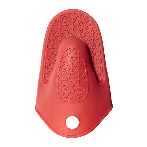 STINN Grillvott IKEA Silikon gir et godt grep og er varmeisolerende.  Tåler oppvaskmaskin; lett å holde ren. 