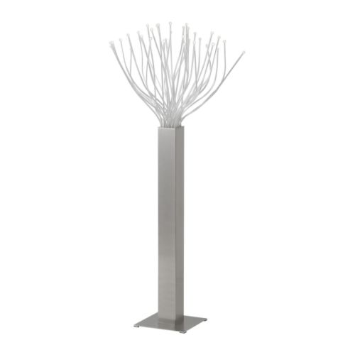 STRANNE LED gulvlampe IKEA Har innebygde lysdioder (LED), som bruker cirka 85 prosent mindre energi og varer 20 ganger lenger enn glødepærer. 