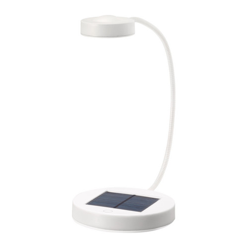 SUNNAN LED bordlampe IKEA Ingen strømkostnader, solcellepanelet omdanner sollys til elektrisk energi. 
