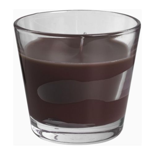 TINDRA Duftlys i glass IKEA Når stearinlyset har brent ned, kan glasset i seg selv brukes som telysholder. 