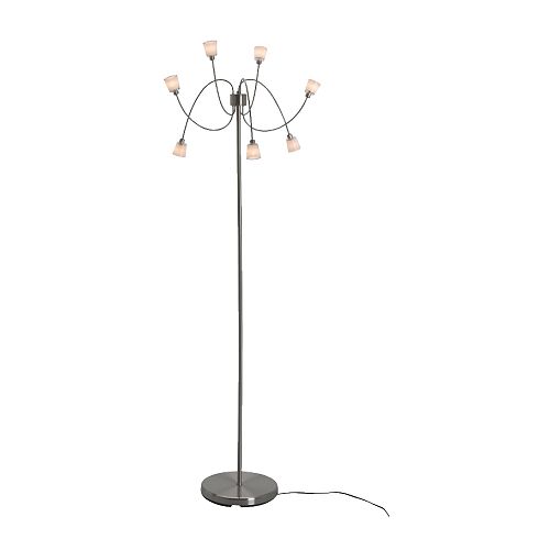 KRYSSBO Lampa podłogowa IKEA Funkcja przyciemniania światła; dopasuj natężenie światła do potrzeb. 