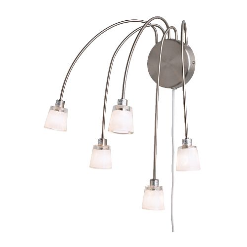 KRYSSBO Lampa ścienna IKEA Funkcja przyciemniania światła; dopasuj natężenie światła do potrzeb. 