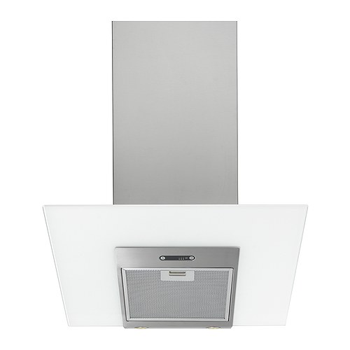 NUTID HI560 Okap IKEA Okap pod kątem zapewnia lepszą widoczność i więcej miejsca do pracy na kuchence. 