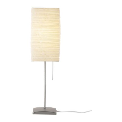 ORGEL Lampa stołowa IKEA Klosz wykonano z papieru czerpanego; każdy klosz jest jedyny w swoim rodzaju.  Zapewnia nastrojowe oświetlenie. 