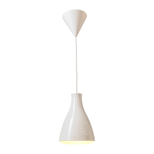SNÖIG Lampa wisząca IKEA Przetestowany pod względem bezpieczeństwa aby chronić palce dziecka.  daje dobre ogólne oświetlenie. 