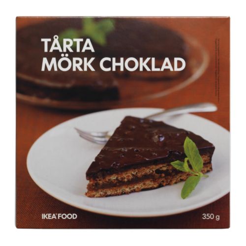 TÅRTA MÖRK CHOKLAD Ciasto migdałowe, g. czekolada mr IKEA Ciasto migdałowe z kremem z ciemnej czekolady i kakaem. 