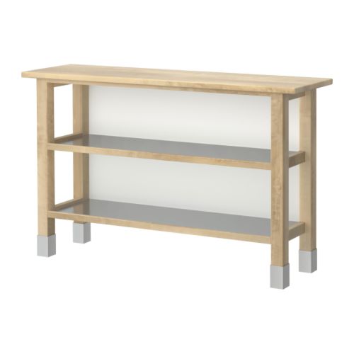 VÄRDE Regał IKEA Wolnostojąca; łatwy montaż i przesuwanie.  Regulowana wysokość nóg; zapewnia stabilność na nierównej podłodze. 