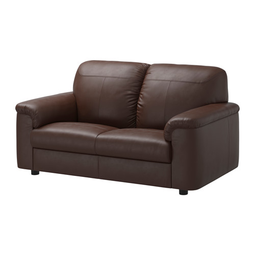 TIMSFORS Twoseat sofa Mjuk/Kimstad dark brown IKEA