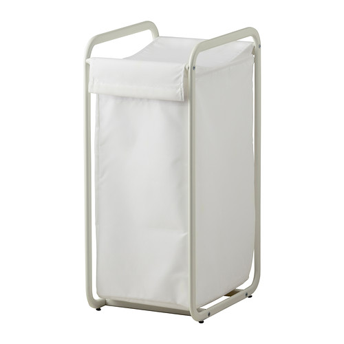 ALGOT Saco de arrumação c/suporte IKEA Para que a solução seja fácil de mover e limpar, complemente com rodízios ALGOT. 