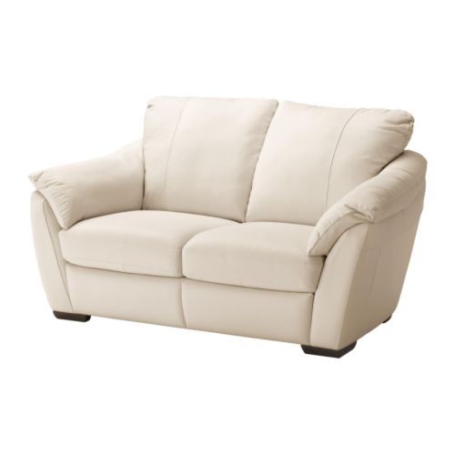 ÄLVROS Sofá 2 lugares IKEA Sofá com assento e braços em pele granulosa, resistente e de fácil manutenção.   Prático para famílias com crianças. 