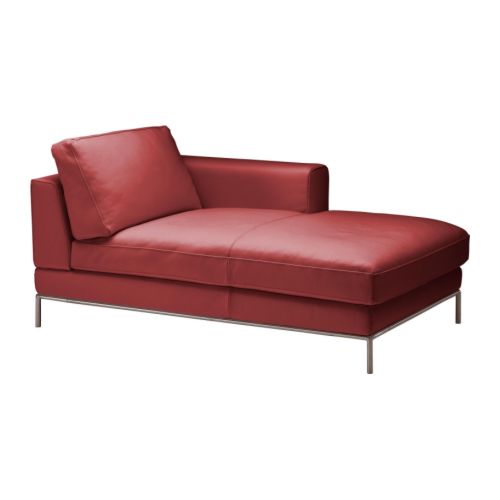 ARILD Chaise-longue c/braço direita IKEA Sofá com assento e braços em pele granulosa, uma pele forte, resistente e de fácil manutenção. 