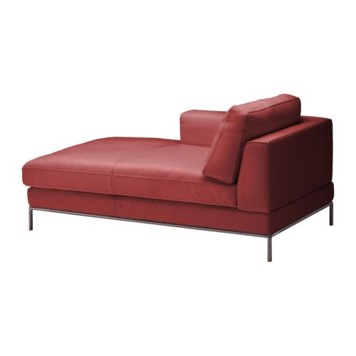 ARILD Chaise-longue c/braço esquerda IKEA Sofá com assento e braços em pele granulosa, uma pele forte, resistente e de fácil manutenção. 