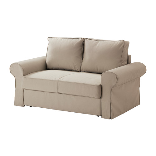 BACKABRO Sofá-cama de 2 lugares - Tygelsjö bege, - IKEA