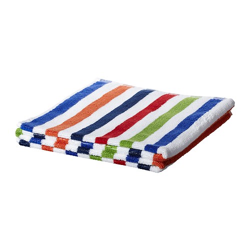 BANDSJÖN Toalha de banho IKEA Toalha de turco de espessura média, suave e com grande capacidade de absorção (peso 500 g/m²). 