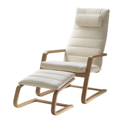BOLIDEN Poltrona e repousa-pés IKEA Capa amovível, fácil de manter limpa e com bom aspecto.   Lavável à máquina. 