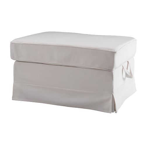 EKTORP Capa p/repousa-pés IKEA Capa amovível, fácil de manter limpa e com bom aspeto.   Lavável na máquina. 