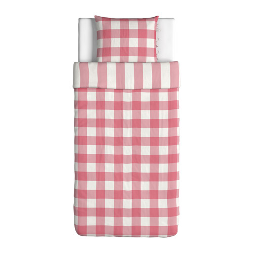 EMMIE RUTA Capa de edredão e fronha IKEA Tingido antes de ser tecido; confere um toque suave. 