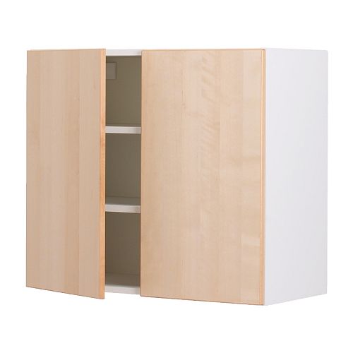FAKTUM Armário parede c/2portas IKEA Prateleira regulável para adaptar o espaço às suas necessidades de arrumação. 