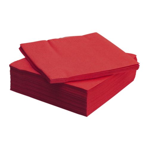 FANTASTISK Guardanapo de papel IKEA O guardanapo com folha tripla tem uma boa capacidade de absorção. 
