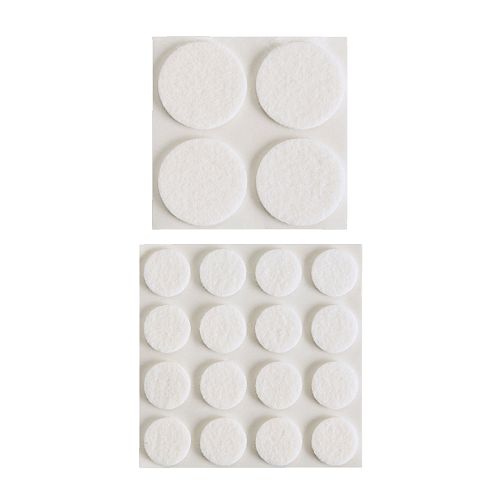 FIXA Protetores autocolantes, cj 20 IKEA Protege a superfície subjacente contra o uso e os riscos. 