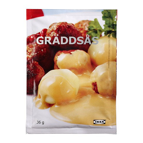 GRÄDDSÅS Molho de natas IKEA Um molho versátil à base de natas.   Sirva com almôndegas, carne de vaca ou de porco. 