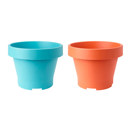 GRÄVA Vaso IKEA Leve; fácil de levantar e mover.  Resistente às condições climatéricas e duradouro. 