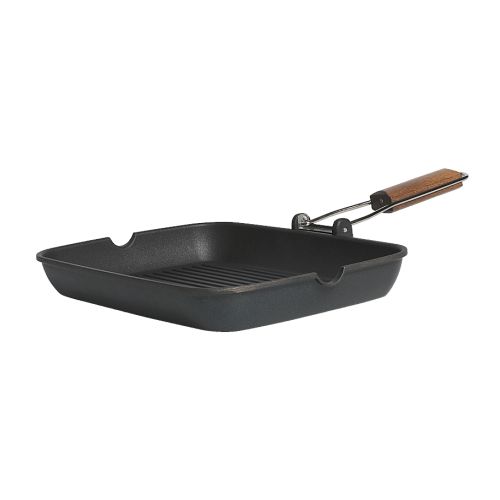 GRILLA Frigideira p/grelhar IKEA O seu design torna mais fácil eliminar o excesso de gordura. 