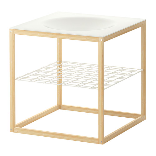 IKEA PS 2012 Mesa de apoio c/suporte IKEA O tampo da mesa tem a forma de uma taça; adequado para servir fruta, lanches, etc. 