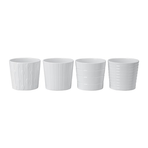 KARDEMUMMA Vaso IKEA Interior lacado; torna o vaso impermeável. 