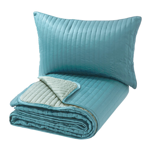 KARIT Colcha e capa de almofada IKEA Colcha e capas de almofada acolchoadas para uma suavidade extra.