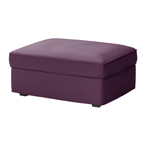 KIVIK Capa p/repousa-pés c/arrumação IKEA Capa amovível, fácil de manter limpa e com bom aspeto.   Lavável na máquina. 