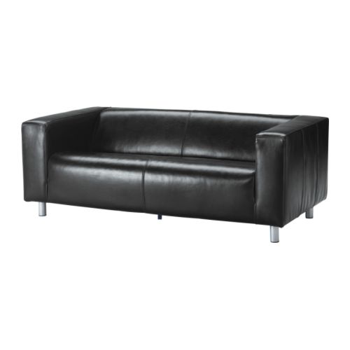 KLIPPAN Sofá 2 lugares IKEA Camada inferior da pele duradoura e fácil de manter; prático para famílias com crianças. 