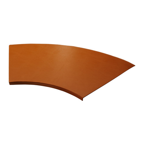 KNÖS Protecção p/secretária, curva IKEA Rebordo de forma curva para manter a base no lugar. 