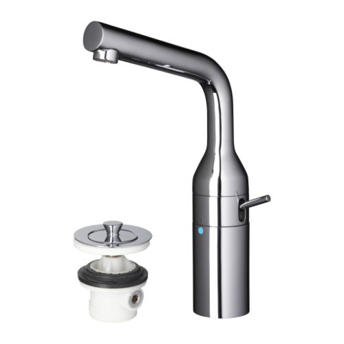 LÅNGSKÄR Torneir mistur c/ralo p/lavatório IKEA Com o dispositivo de poupança de água, é possível manter o fluxo mas reduzir o consumo em 50%. 
