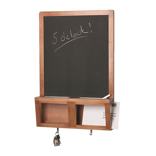LUNS Quadro magnético IKEA Para arrumar chaves, cartas, telemóveis, etc.  Pode escrever mensagens com giz ou fixá-las com ímanes. 