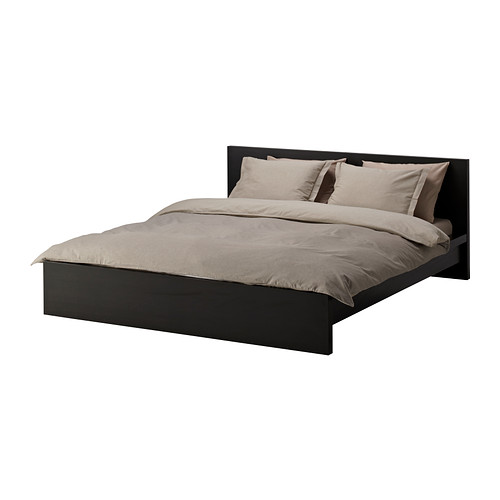 MALM Estrutura de cama IKEA Laterais da cama reguláveis; permitem-lhe usar colchões de diferentes espessuras. 