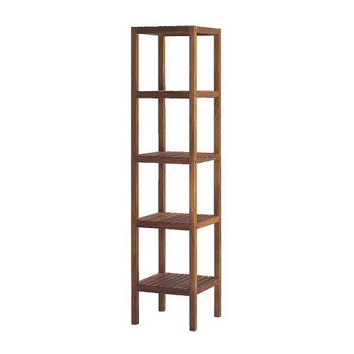 MOLGER Estante IKEA As prateleiras abertas dão uma visão geral e são facilmente acessíveis. 