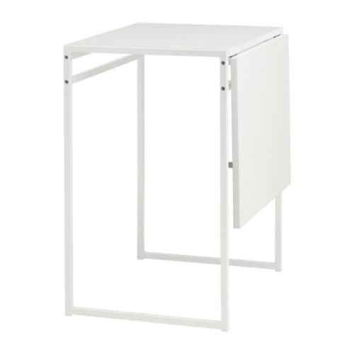 MUDDUS Mesa de abas rebatíveis IKEA Aba dobrável e deslizante; fácil de regular o tampo da mesa de acordo com as necessidades, para 1 ou 2 pessoas. 